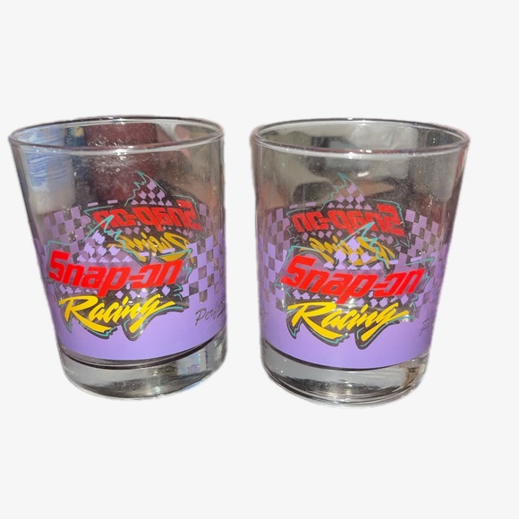 Snap-on Racing Performance Team Pair of Glass Cups - Picture 1 of 6